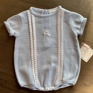 New Baby Girl Sarah Louise Sweater Knit Bubble